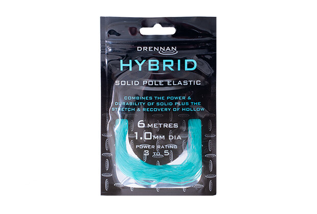 Drennan - Volle elastiek Hybrid Solid Pole Elastic / 6m - Drennan