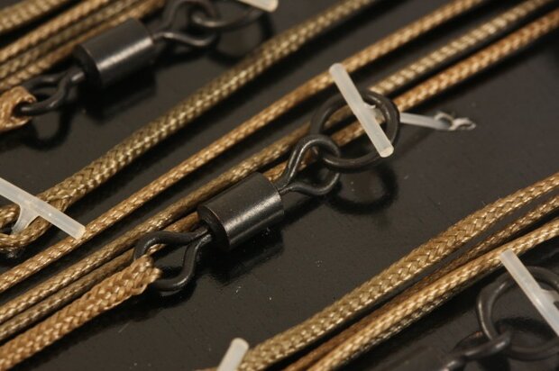 Korda - Leadcore Leaders Hybrid Lead Clip Gravel Brown - Korda