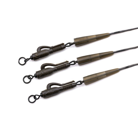 Korda - Leadcore Leaders Hybrid Lead Clip Gravel Brown - Korda