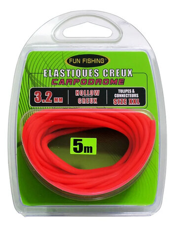 Fun Fishing - Holle elastiek Elastique creux / 5m - Fun Fishing