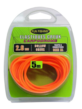 Fun Fishing - Holle elastiek Elastique creux / 5m - Fun Fishing
