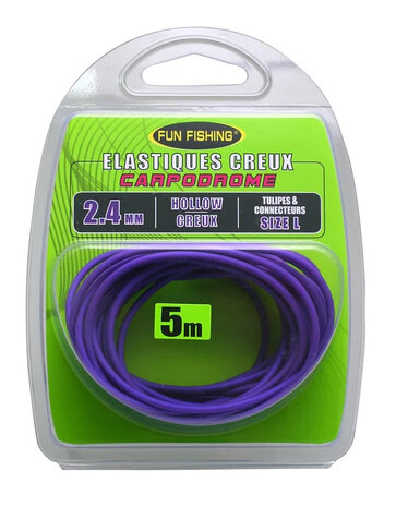 Fun Fishing - Holle elastiek Elastique creux / 5m - Fun Fishing