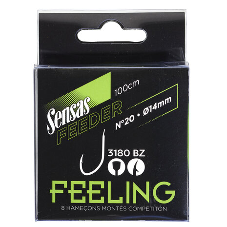 Sensas - Hame&ccedil;ons Montes Feeder Feeling 3180 BZ barbed / 100cm - Sensas