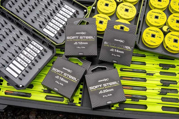 Matrix -  Soft Steel Ultra Power Monofilament / 100m - Matrix