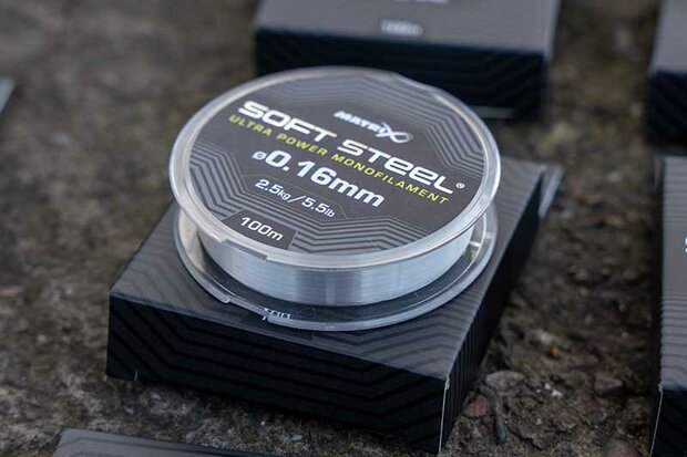 Matrix -  Soft Steel Ultra Power Monofilament / 100m - Matrix