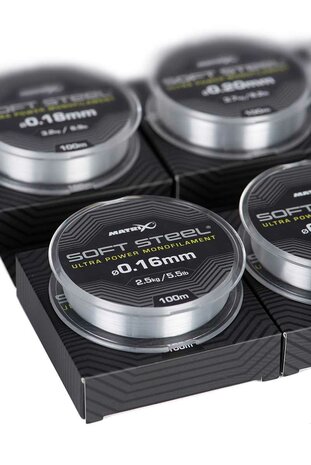Matrix -  Soft Steel Ultra Power Monofilament / 100m - Matrix