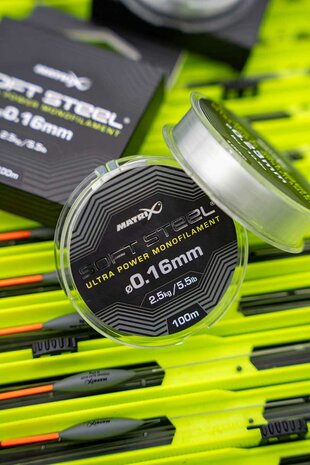 Matrix -  Soft Steel Ultra Power Monofilament / 100m - Matrix