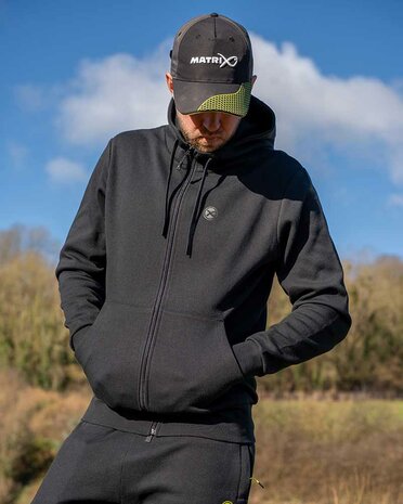 Matrix - Black Stealth Zip Hoody - Matrix