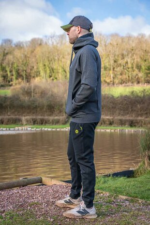 Matrix - Charcoal Marl Zip Hoody - Matrix