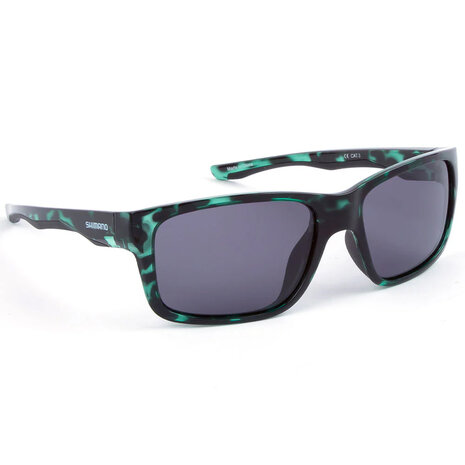 Shimano - Eyewear Dark Green Tortoiseshell &amp; Dark Grey - Shimano
