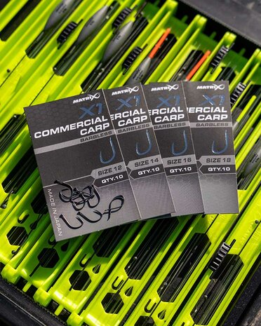 Matrix - Haken X1 Commercial Carp Barbless - Matrix