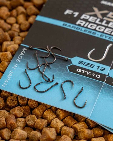 Matrix - Haken X5 F1 Pellet Rigger Barbless / Eyed - Matrix