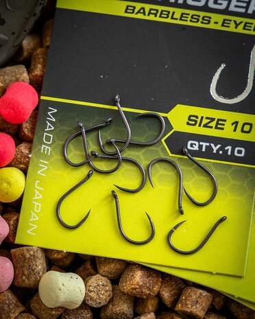 Matrix - Haken X6 Carp Pellet Rigger Barbless / Eyed - Matrix