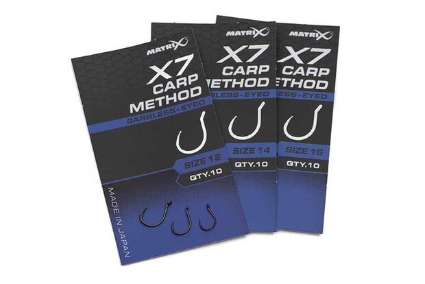 Matrix - Haken X7 Carp Method Barbless - Matrix