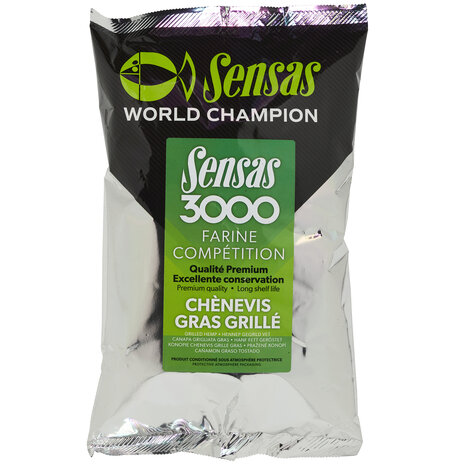 Sensas - 3000 Super Chenevis Gras Grill&eacute; / 550gr - Sensas