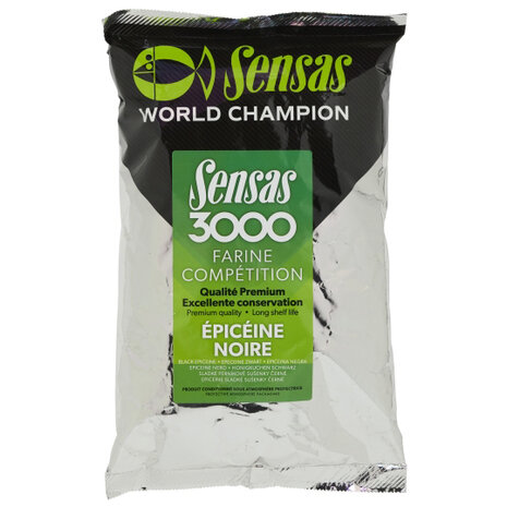 Sensas - 3000 Epeceine Noir / 1kg - Sensas