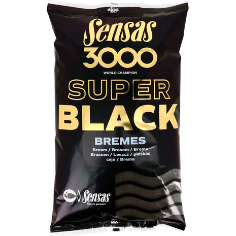 Sensas - 3000 Groundbait Super Black Brasem / 1Kg - Sensas