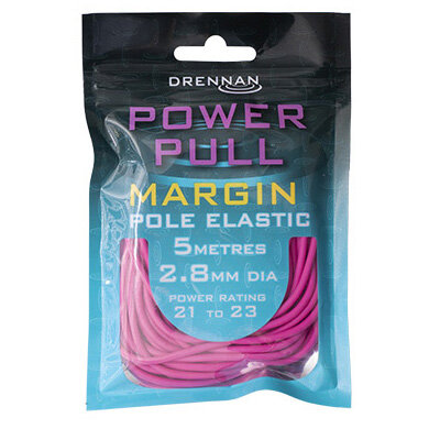 Drennan - Volle elastiek Power Pull Margin Pole Elastic / 6m - Drennan