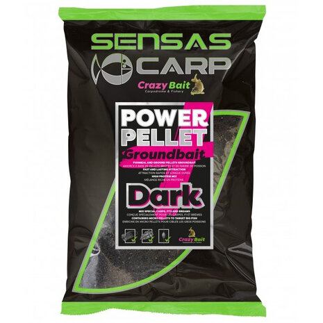 Sensas - UK Power Pellet Plus Groundbait Dark / 2kg - Sensas