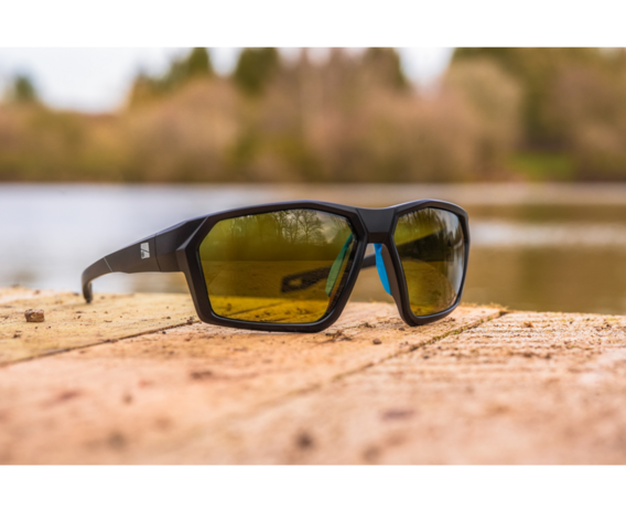 Preston - Absolute Wrap Sunglasses Amber Brown - Preston