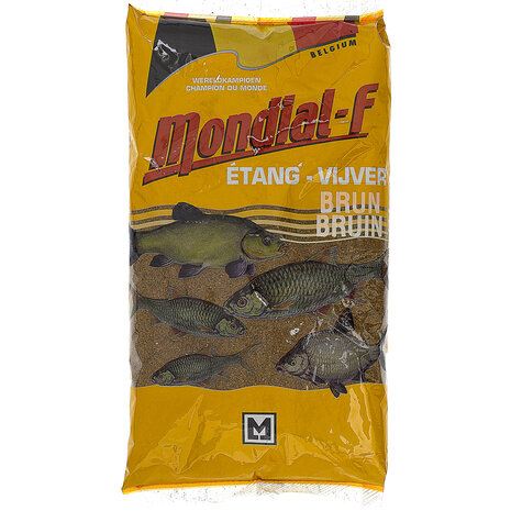 Mondial F - Groundbait Vijver Bruin / 1Kg - Mondial F