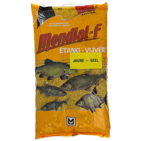 Mondial F - Groundbait Vijver Geel / 1Kg - Mondial F