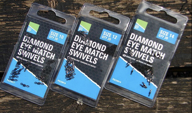 Preston - Diamond Eye Match Swivels - Preston