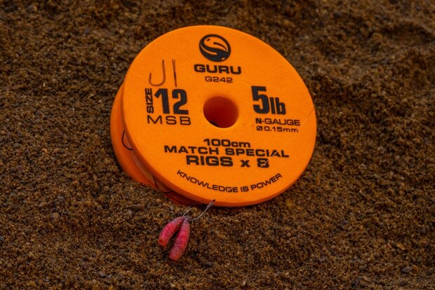Guru - Onderlijn Match Special Rig Barbed / 100cm - Guru