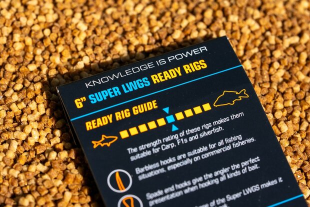 Guru - Onderlijn Super LWGS Pole Rigs 6&quot; Barbless / 15cm - Guru