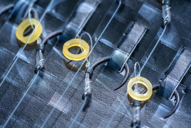 Guru - Onderlijn QM1 Bait Bands Hair Rigs 4&quot; Barbless / 10cm - Guru