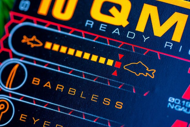 Guru - Onderlijn QM1 Bait Bands Hair Rigs 4&quot; Barbless / 10cm - Guru