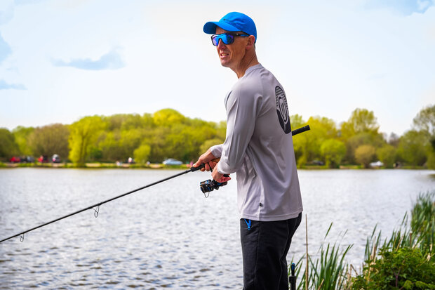 Preston - Grey Performance Sun Shirt UPF-40 - Preston