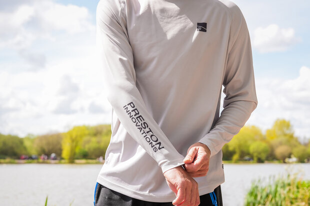 Preston - Grey Performance Sun Shirt UPF-40 - Preston