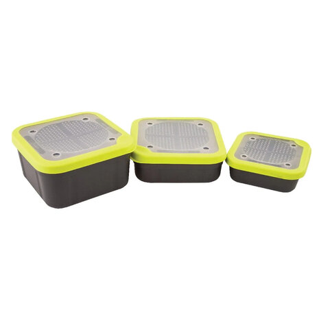 Matrix - Aasbox Bait Boxes Grey/Lime - Matrix