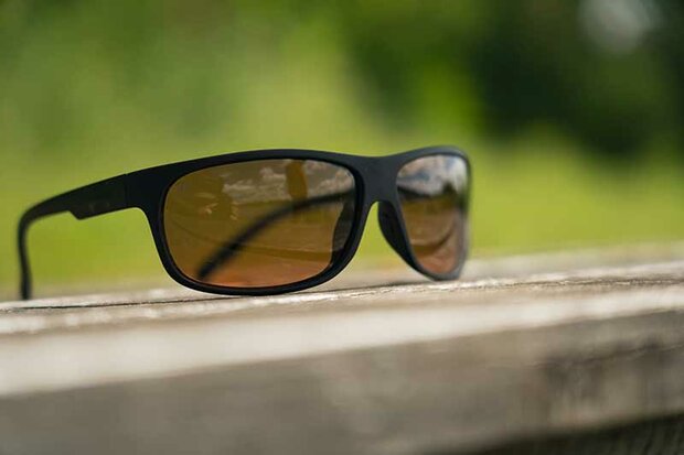 Fox Rage - Matt Black Wrap Brown Lens Eyewear - Fox Rage