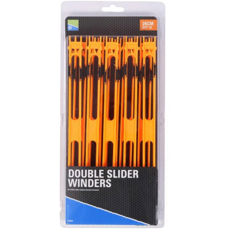 Preston - Double Slider Winders / 26cm Orange - Preston