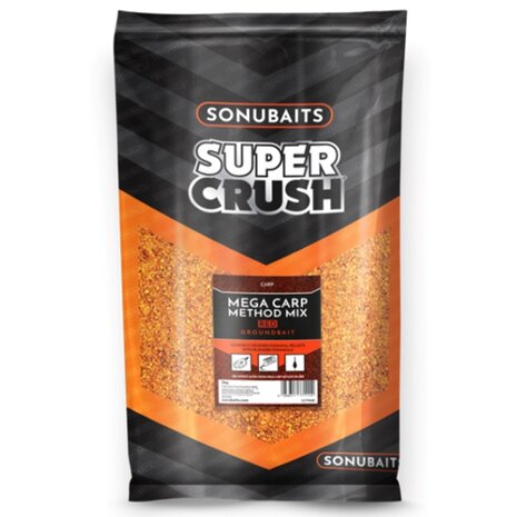 Sonubaits - Groundbait Super Crush Mega Carp Method Mix / 2kg - Sonubaits