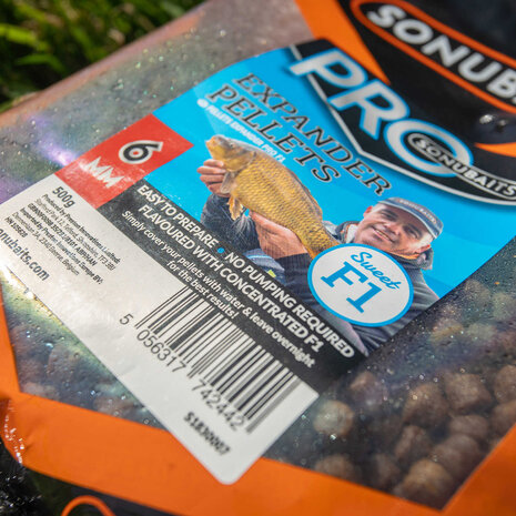 Sonubaits - F1 Pro Expander Pellets 6mm / 500gr - Sonubaits