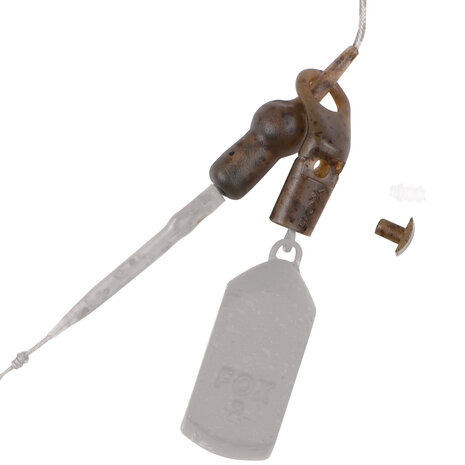 Fox Carp - Edges Camo Angled Drop Off Run Rig Kit - Fox Carp