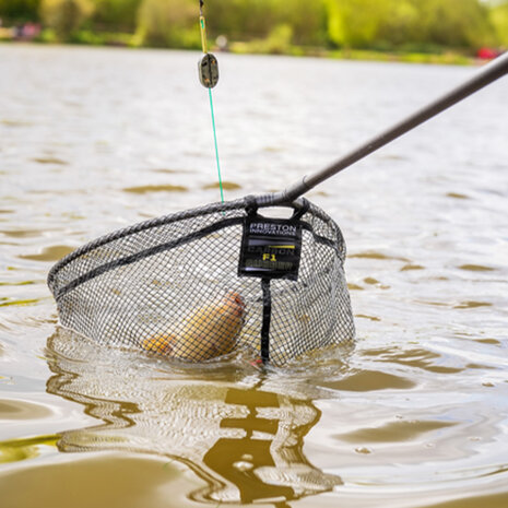 Preston - Schepnet Carbon F1 Latex Landing Net 18&quot; - Preston