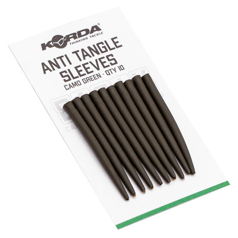 Korda - Basix Anti Tangle Sleeves / Camo Green - Korda
