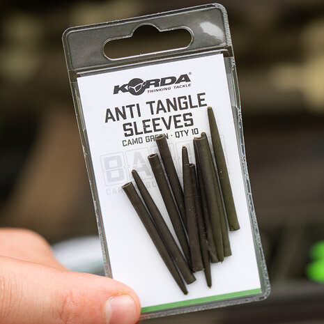 Korda - Basix Anti Tangle Sleeves / Camo Green - Korda