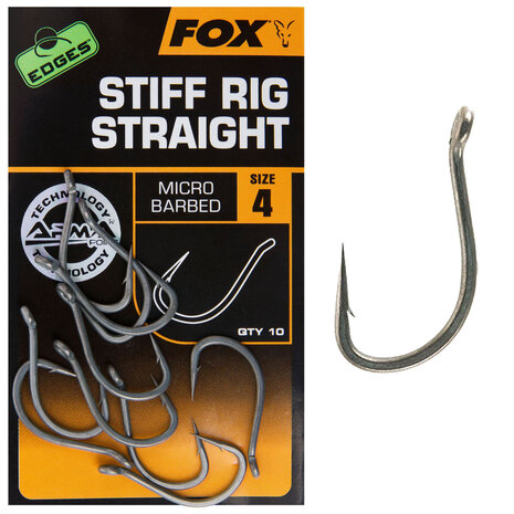 Fox Carp - Haken Edges Armapoint Stiff Rig straight - Fox Carp
