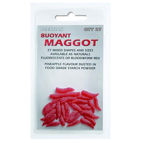 Drennan - Kunstaas Buoyant Maggot Bloodworm Red - Drennan