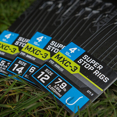 Matrix - Onderlijn MXC-3 / 10cm / 4&quot; Super Stop Rigs - Matrix