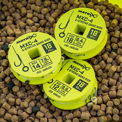 Matrix - Onderlijn MXC-4 18&quot; X-Strong Bait Bands Rigs / 45cm - Matrix