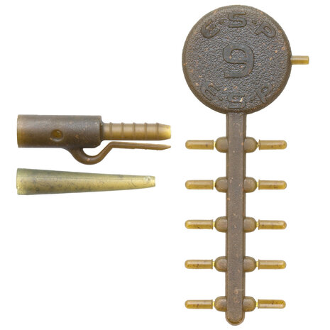ESP - Adjustable Lead Clips / Camo Brown - ESP