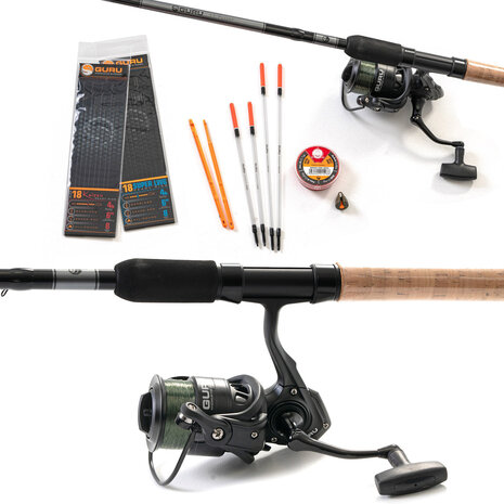 Guru - Natural Waggler 11ft Rod &amp; Reel Combo - Guru