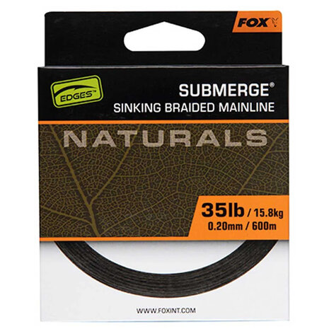 Fox Carp - Edges Naturals Submerge Naturals Sinking Braid - Fox Carp