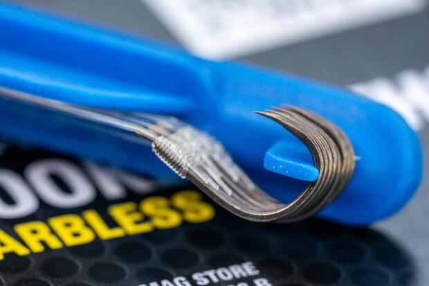Preston - Onderlijn XS02-B Hooklengths Barbless / 15cm - Preston